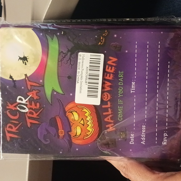 Halloween bundle invites and bags - Picture 2 of 8